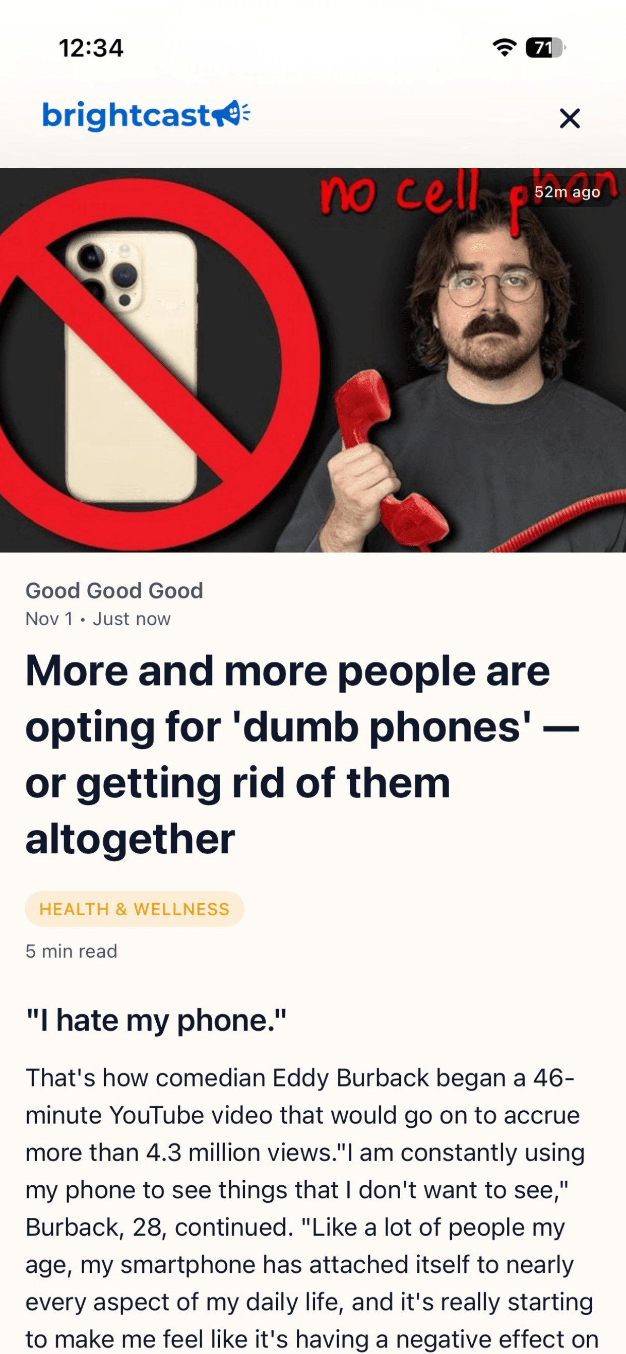 Brightcast App Screenshot 2