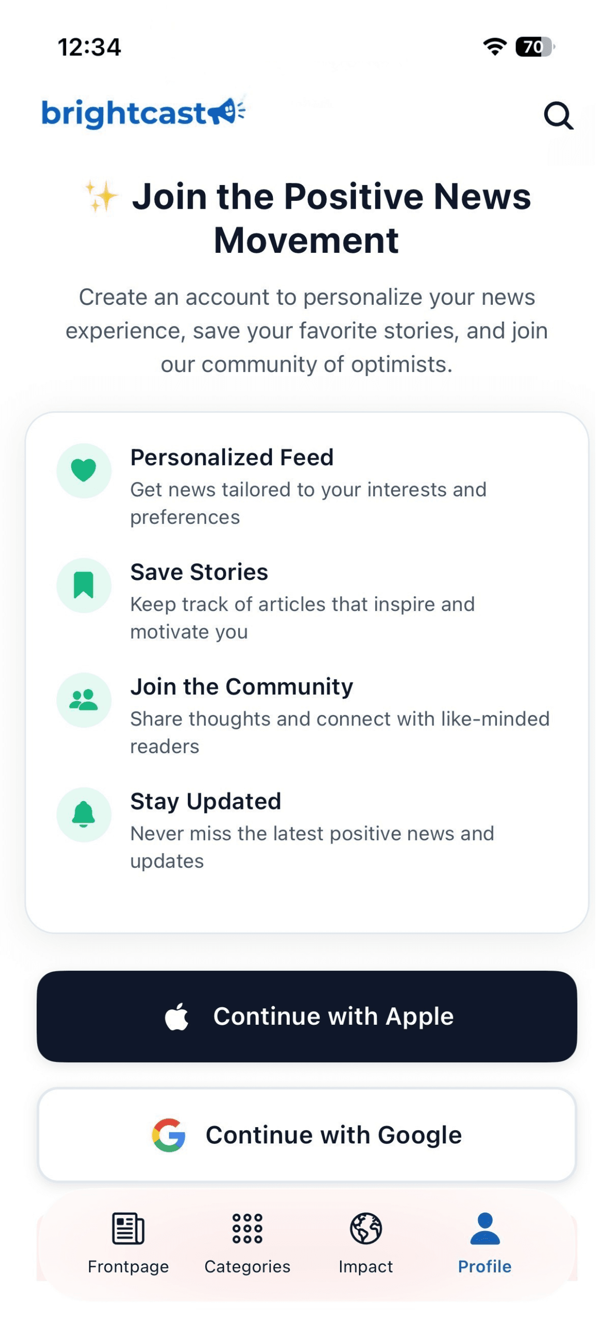 Brightcast App Screenshot 5