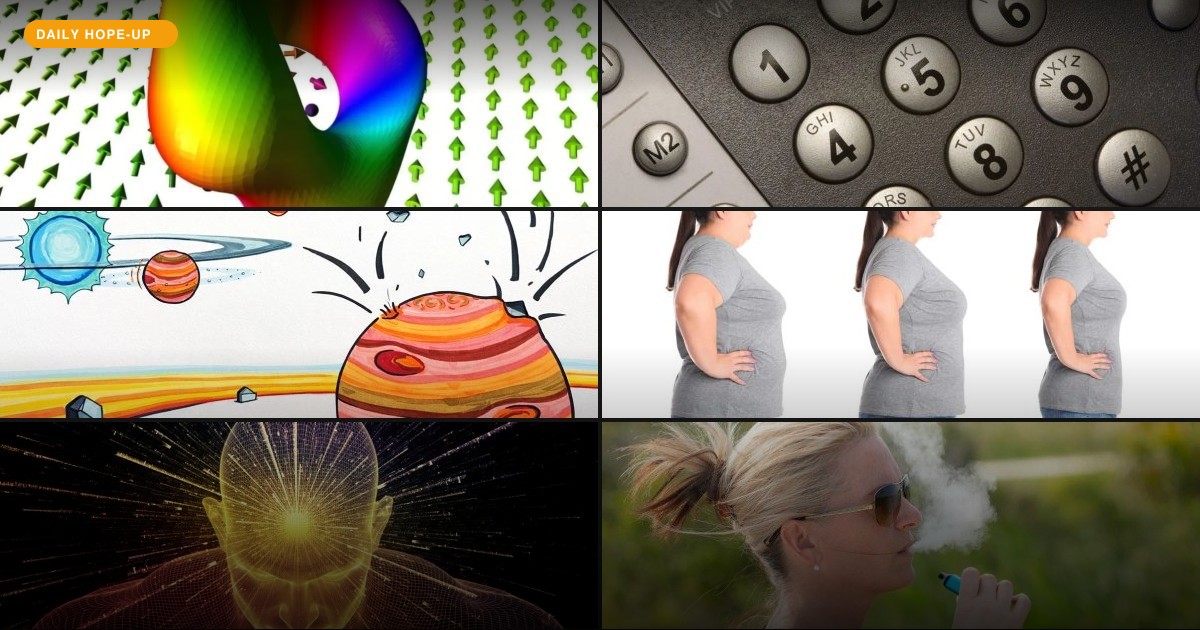 Today's Hope-Up: Space Mysteries, Saved Brains, and One Very Happy Spider