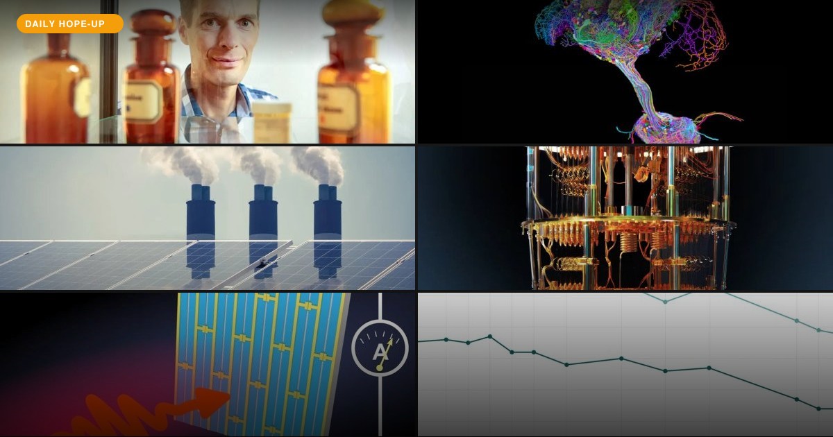 Today's Hope-Up: The Brains Are Getting Smarter, The Grid Is Getting Greener