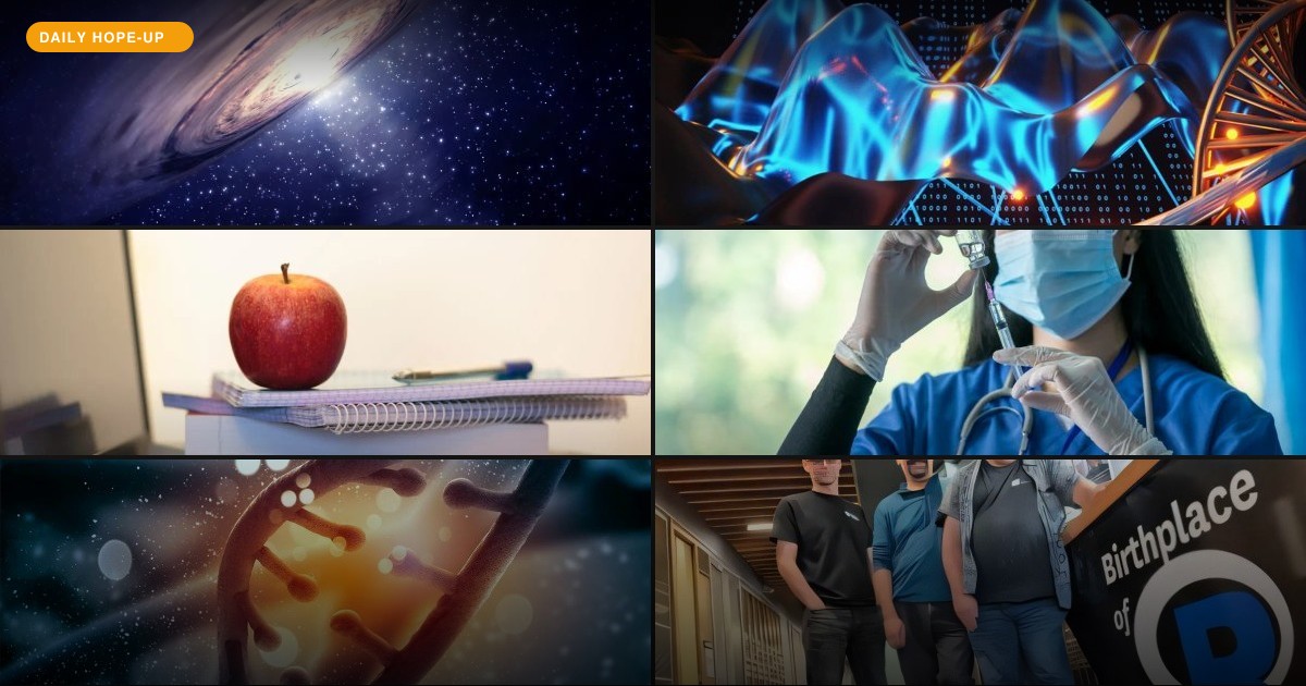 Today's Hope-Up: The Universe Is Older, Your Brain Is Younger, and DNA Just Got Weirder
