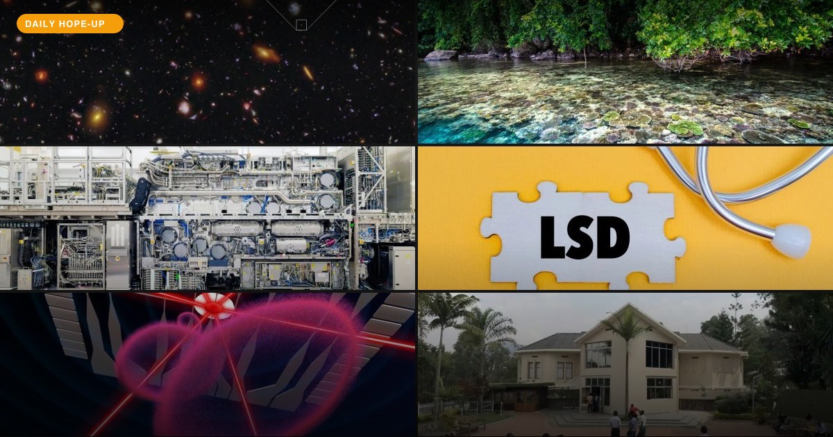 Today's Hope-Up: The Universe Got Brighter, and Mangroves Got a Second Chance