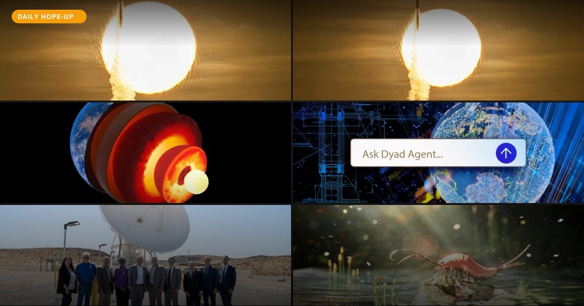 Today's Hope-Up: The Universe Got Mapped, The Earth Got Drilled, and AI Got a Reality Check
