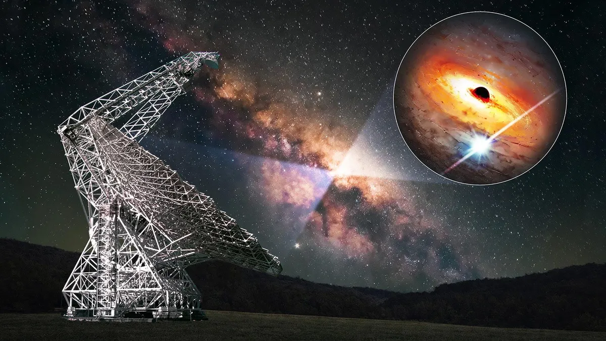 Cosmic clock discovered near galaxy's supermassive black hole