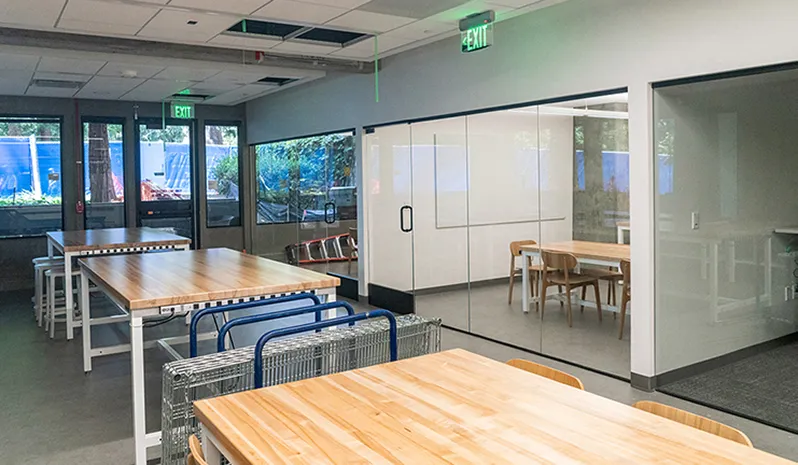 New Maker Studio with natural light