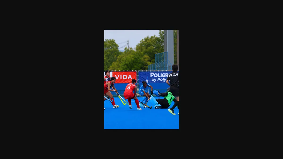 Indian hockey players on the field