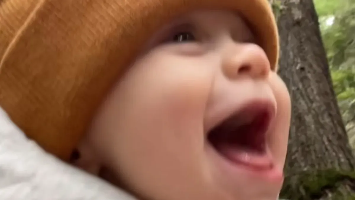 This Baby's Reaction to Glacier National Park Is Peak Awe