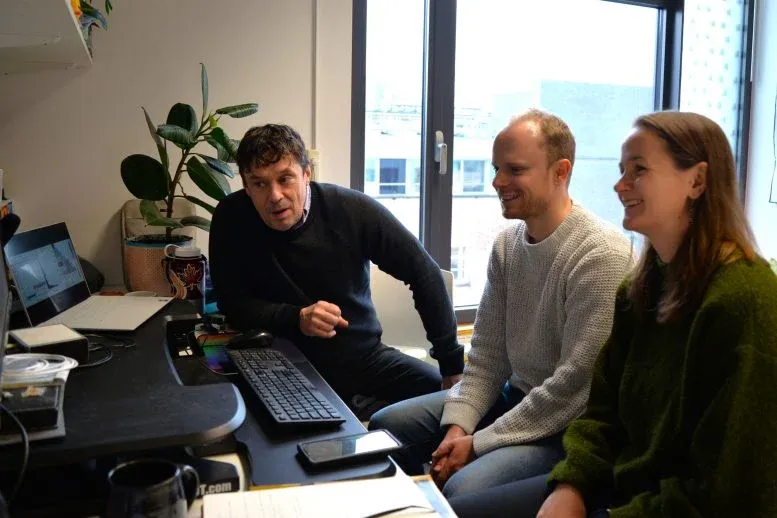 Claire Nichols, Dr. Simon Stephenson, and Jon Wade 2