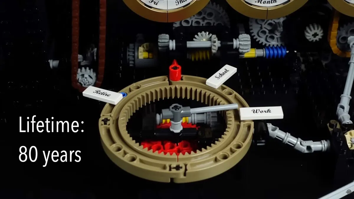 Watch: Functioning eon-level Lego clock with galactic display
