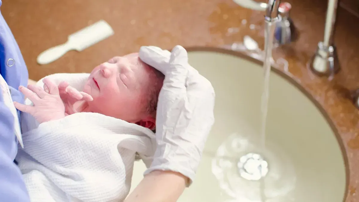 A mother named her daughter after the nurse who saved her