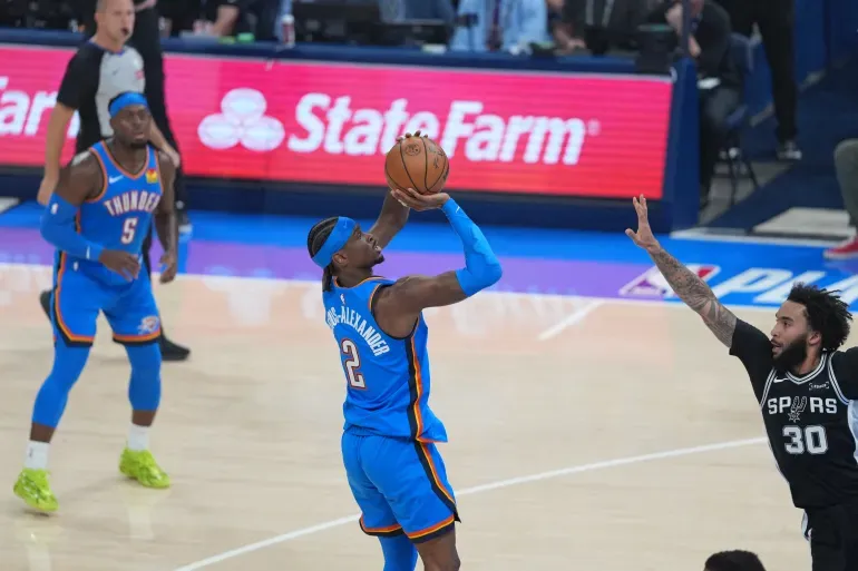 Shai Gilgeous-Alexander scored 24 points for the Oklahoma City Thunder