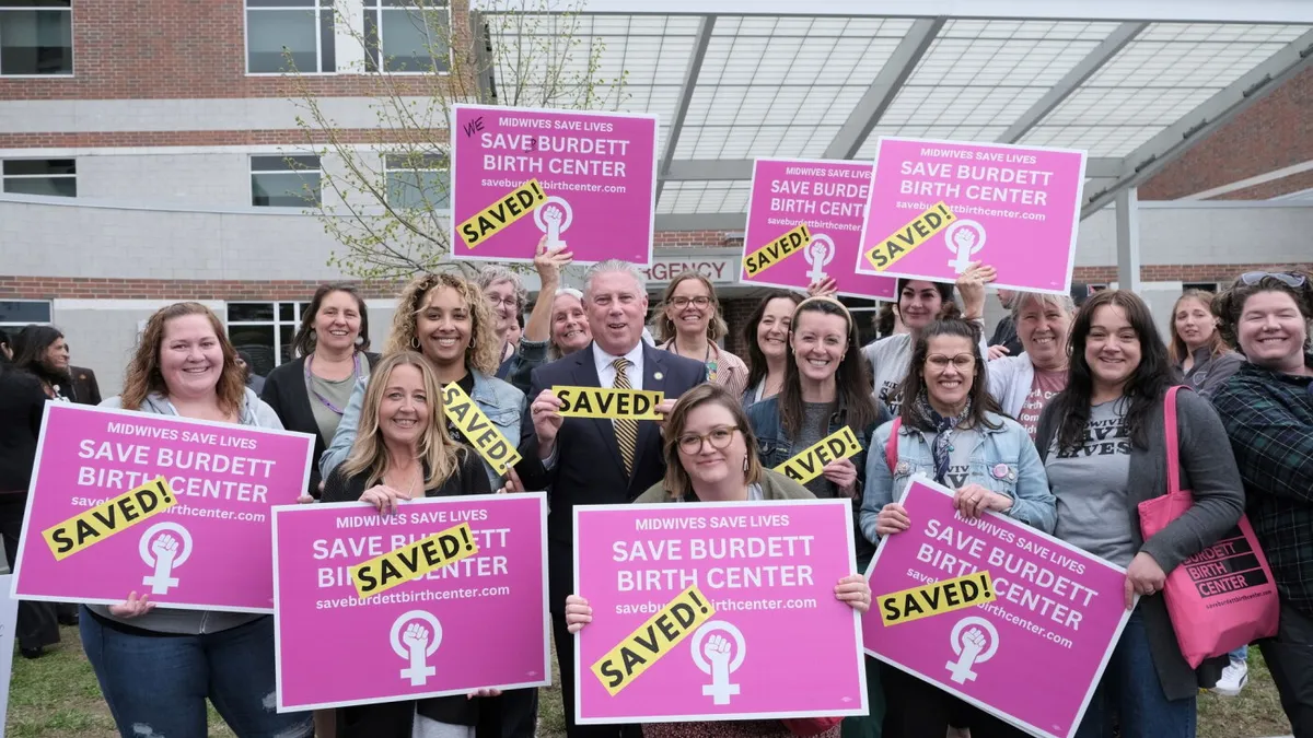 A NY hospital tried to close its birthing center. This city united to fight back