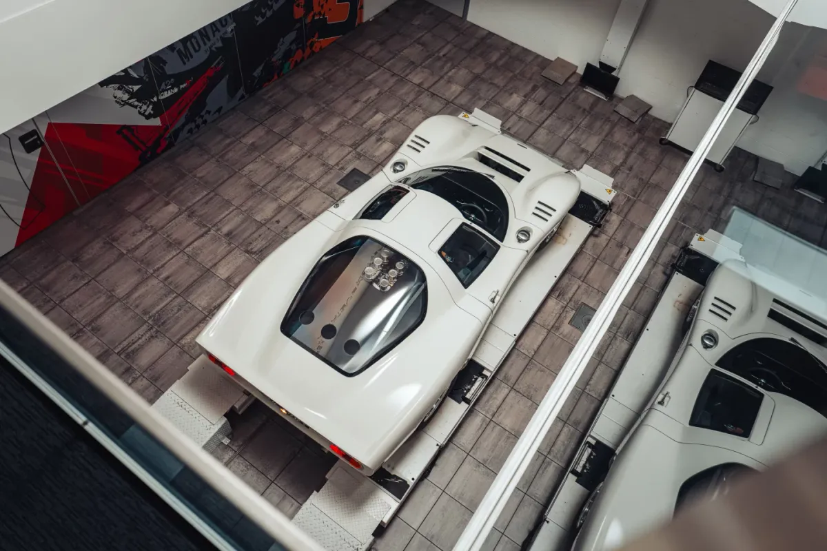 It’s only the fourth M6GT ever built and makes its public debut at the Goodwood circuit this weekend, the site of Bruce McLaren’s tragic fatal crash a year after he started making the originals