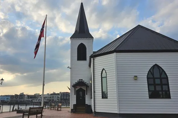 A Tiny Norwegian Church, Saved From Decay, Now Hosts Art and Coffee