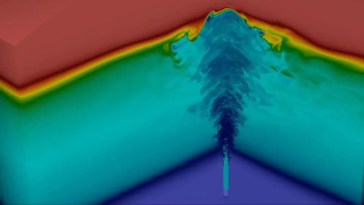 Supercomputers crack the code of nuclear reactor turbulence