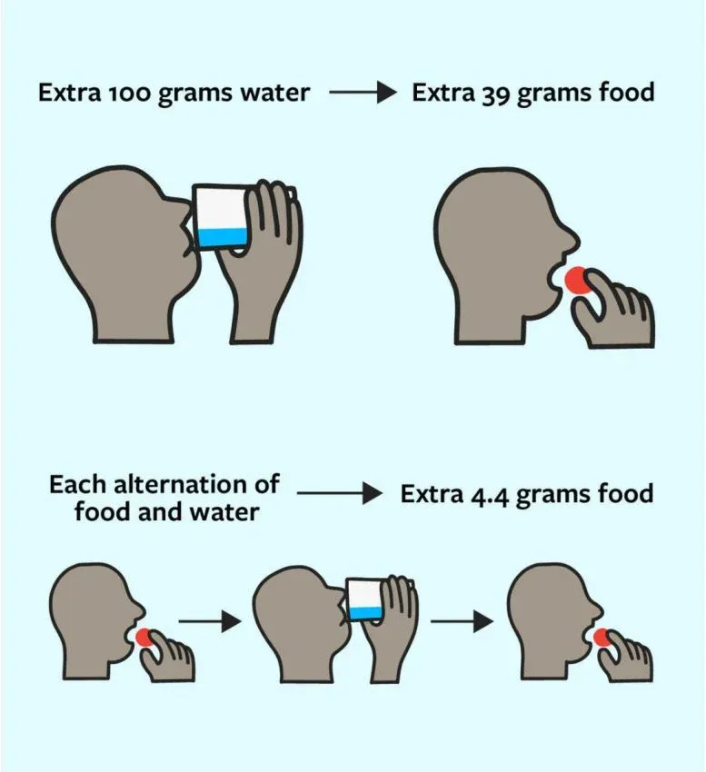 Alternating Food and Water Increases Eating