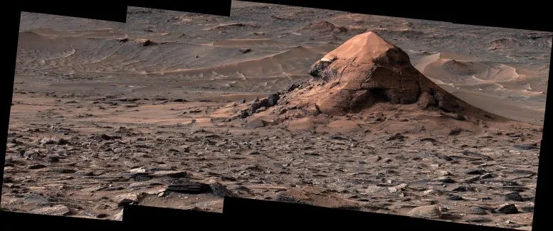 Sand-capped butte nicknamed Miraflores