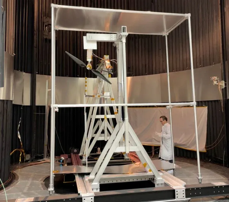 Inside the Dark Chamber of JPL’s 25 Foot Space Simulator