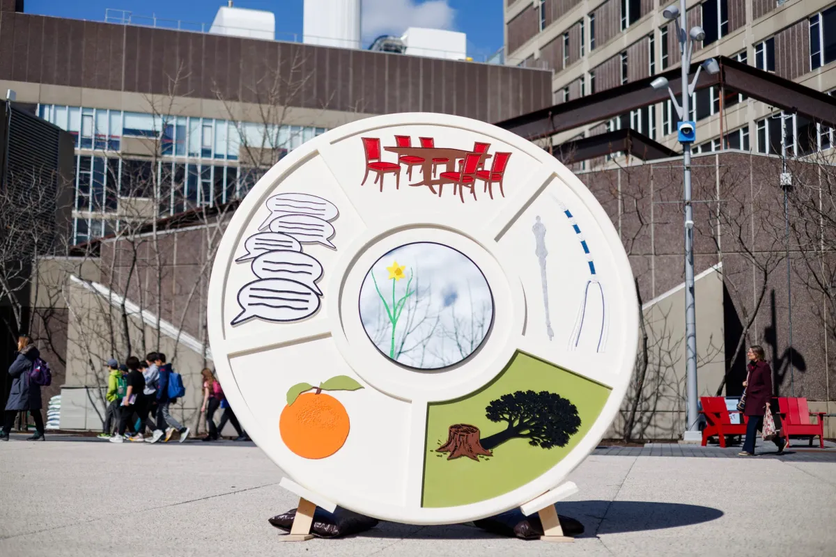 Harvard unveils giant Seder plate with student stories woven into the art