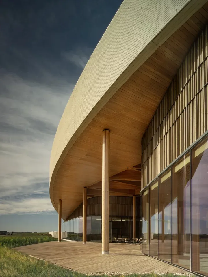 The project invites visitors to spend time both inside and around it all year round