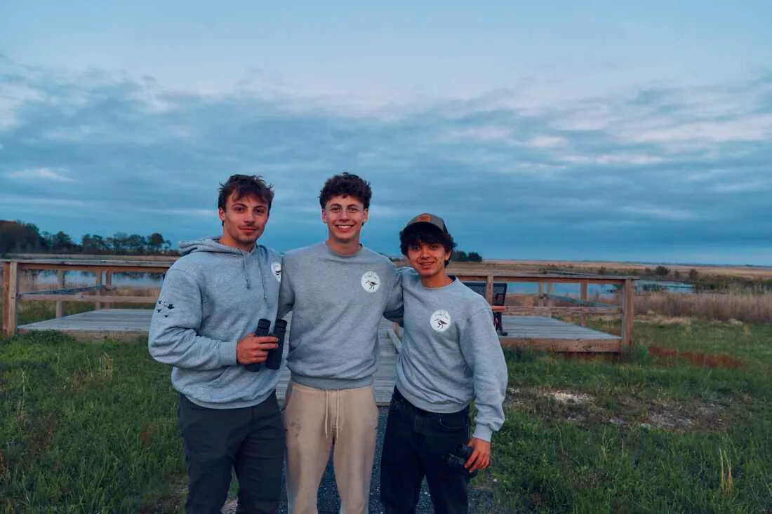 Trojan (left), Train and Pacetti counted 206 bird species but their rivals, The Flying Penguins, got 209.