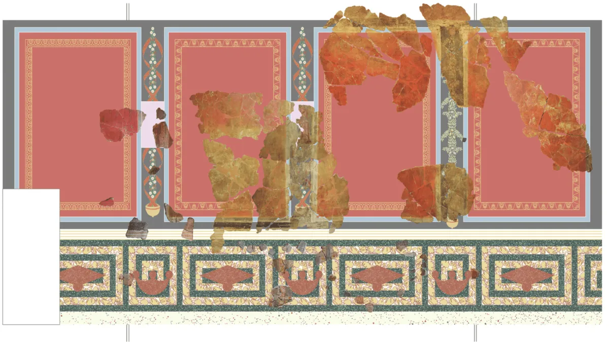 2,000-year-old wall paintings in Roman Hispania reveal ingenious house painters