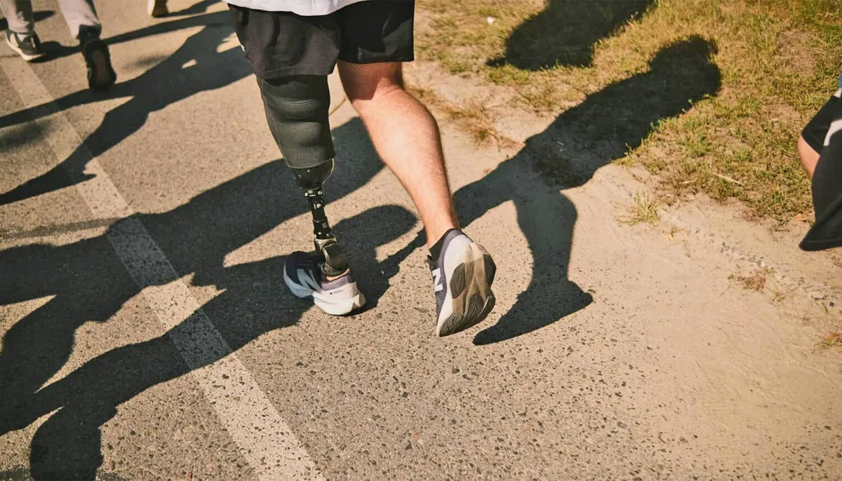 Robotic prosthetic users misjudge their own walking, then get overconfident