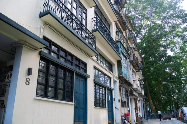 Wing Lee Street in Hong Kong