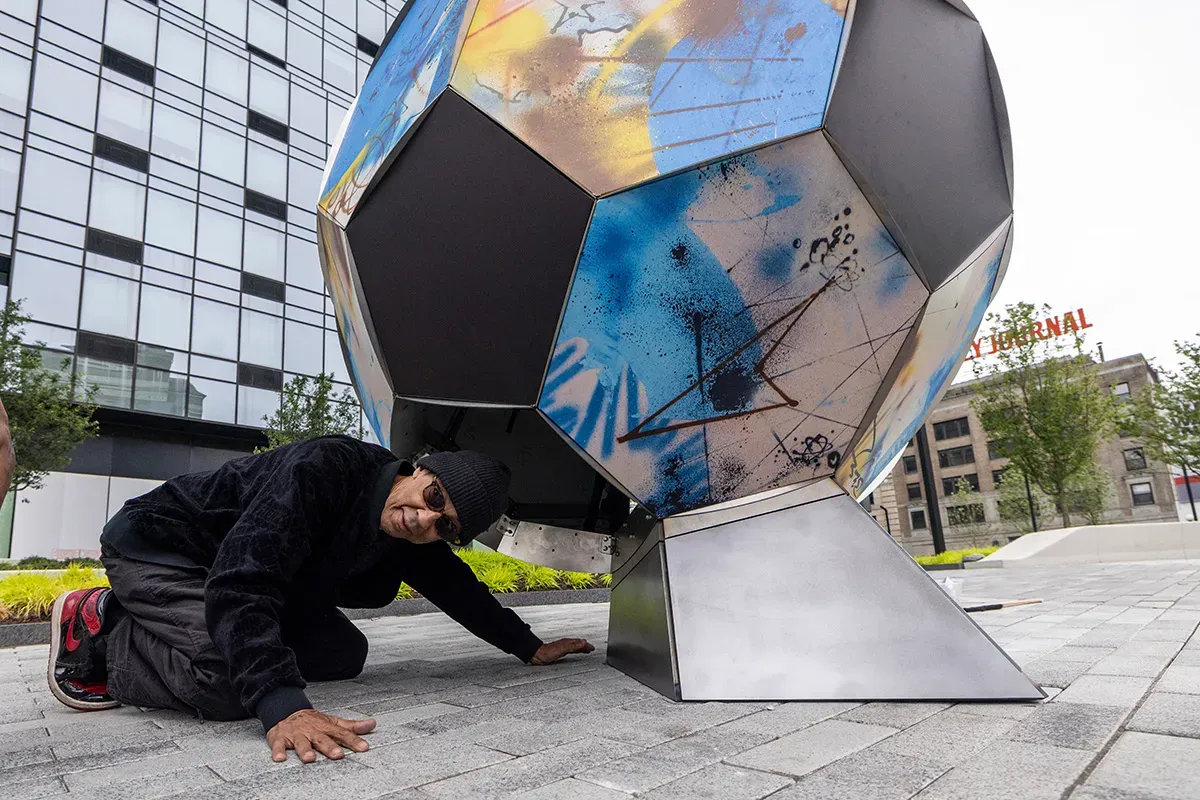 World Cup Fever: Soccer Balls Designed by Futura 2000, Katherine Bernhardt, Hank Willis Thomas, and 20 Other Contemporary Artists Have Been Installed Around New York and New Jersey