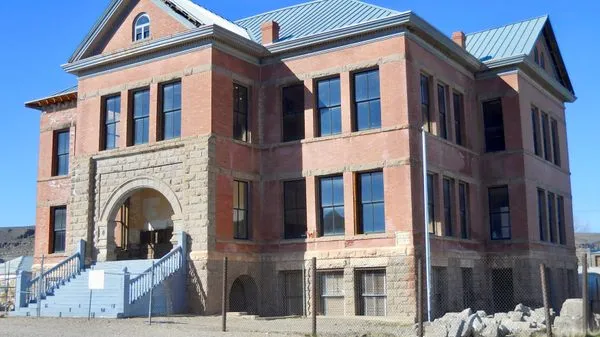 Goldfield Historic High School in Goldfield, Nevada