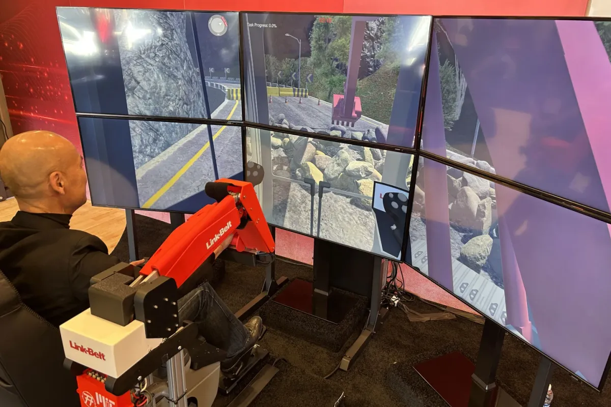 Seated at the WSI, an operator faces the same task-progress metrics researchers used to score novices against veterans