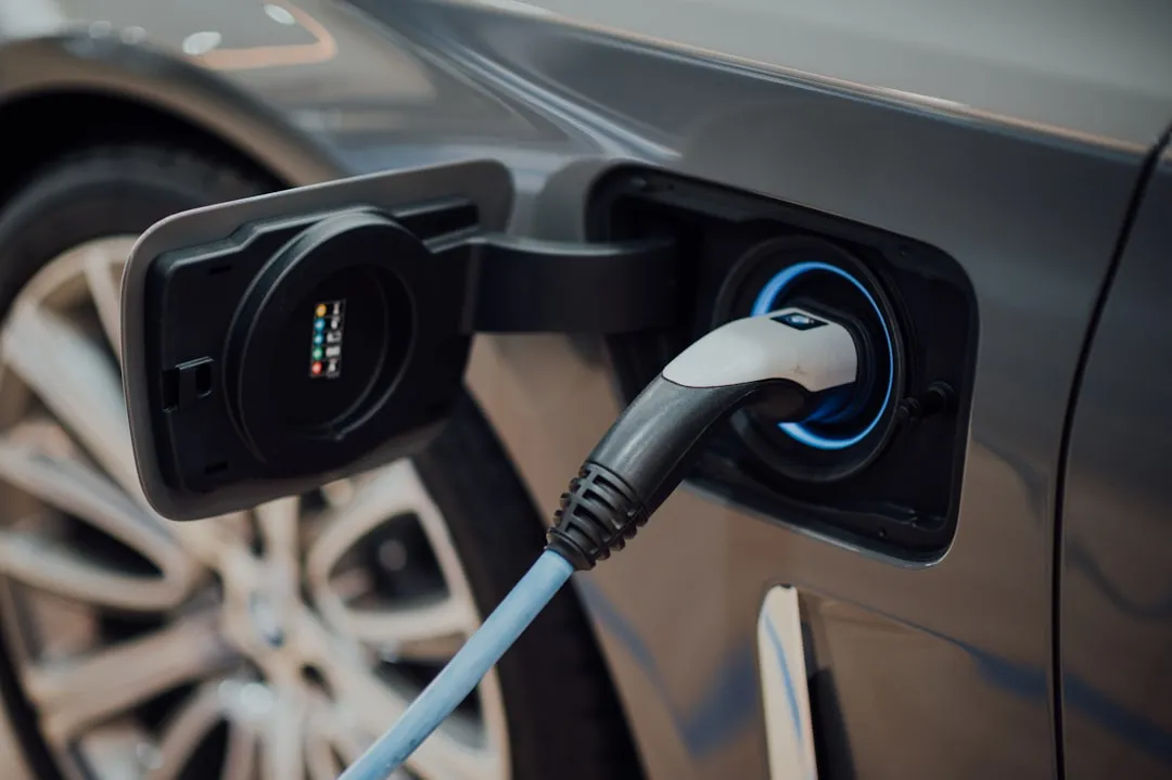 An EV charging station in Nanjing, China.