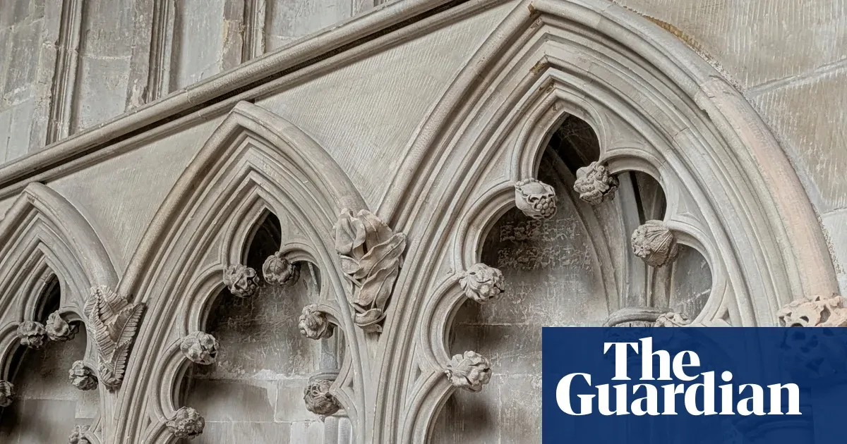 Victorian women shaped cathedral carvings from local plants