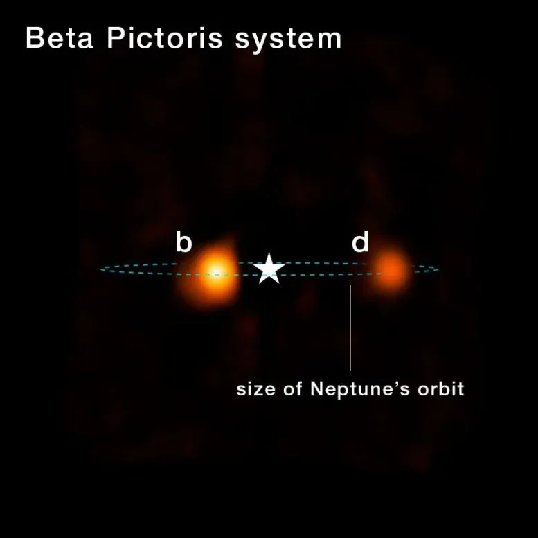 James Webb Image of Beta Pictoris D