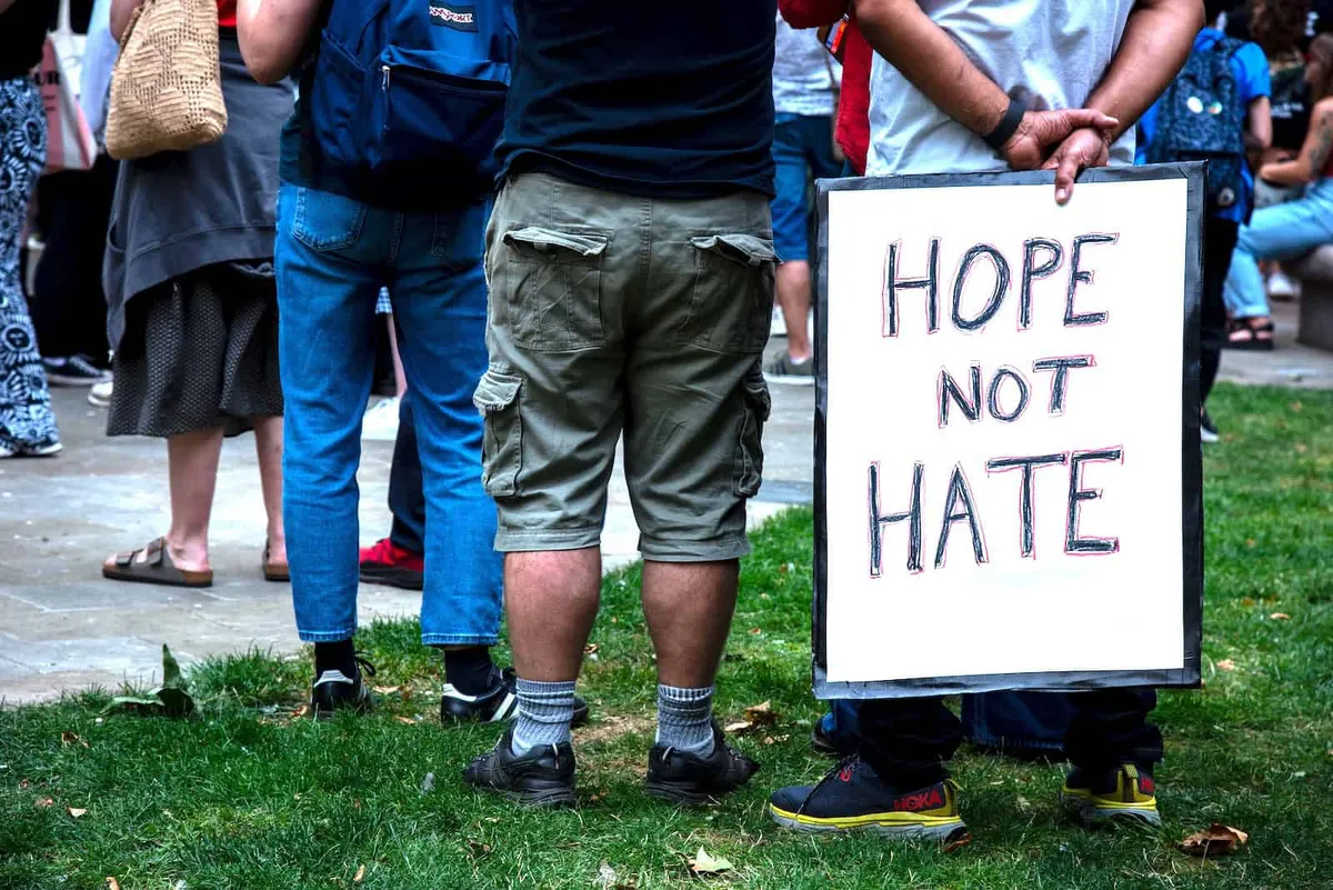 Thousands Marched in London to Protest Hatred. The Numbers Are Wild.