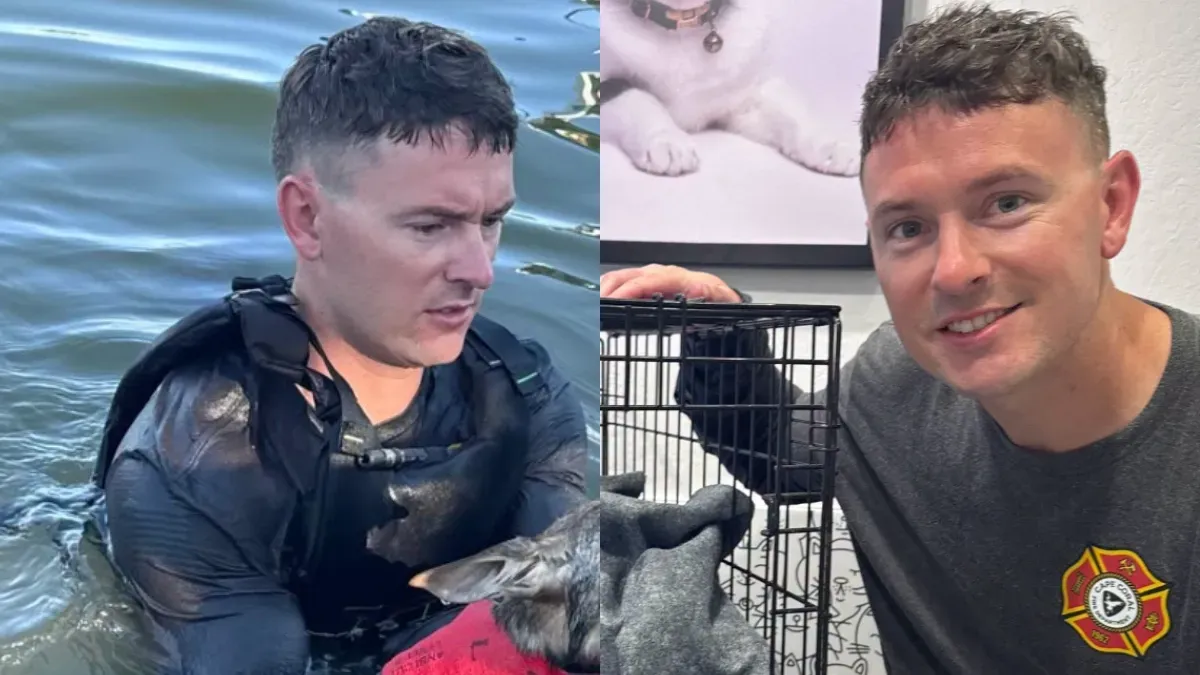 Florida Firefighter Makes Unbelievable Discovery Trying to Save Dog
