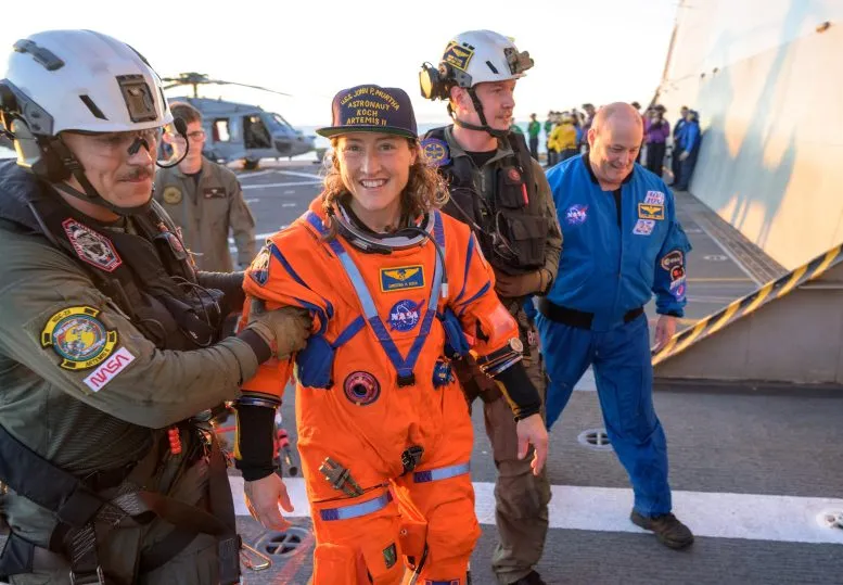 Artemis II Recovery Astronaut Christina Koch
