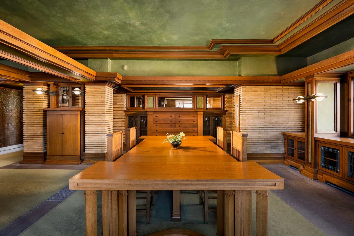 Frank Lloyd Wright's Vision for the Martin House Included Everything Inside It. See How Experts Recovered Furniture, Artworks and Decorative Glass