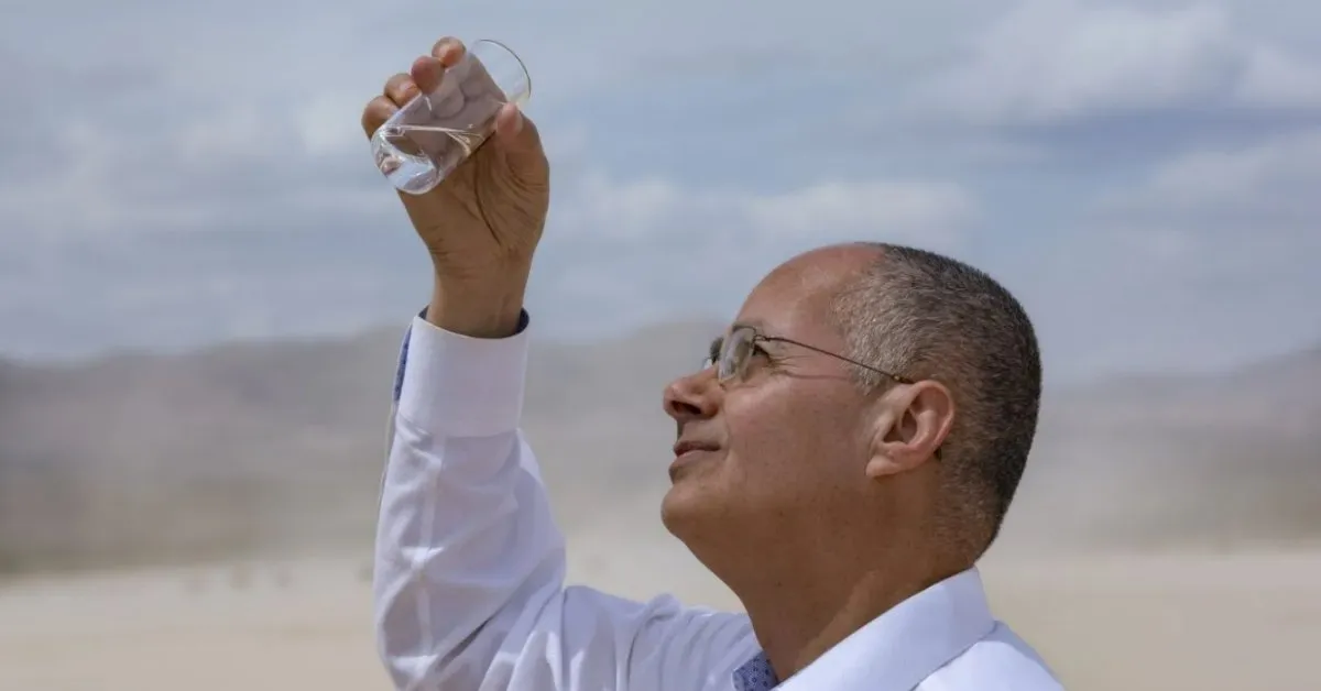 Nobel chemist's desert water device generates 1,000 liters daily