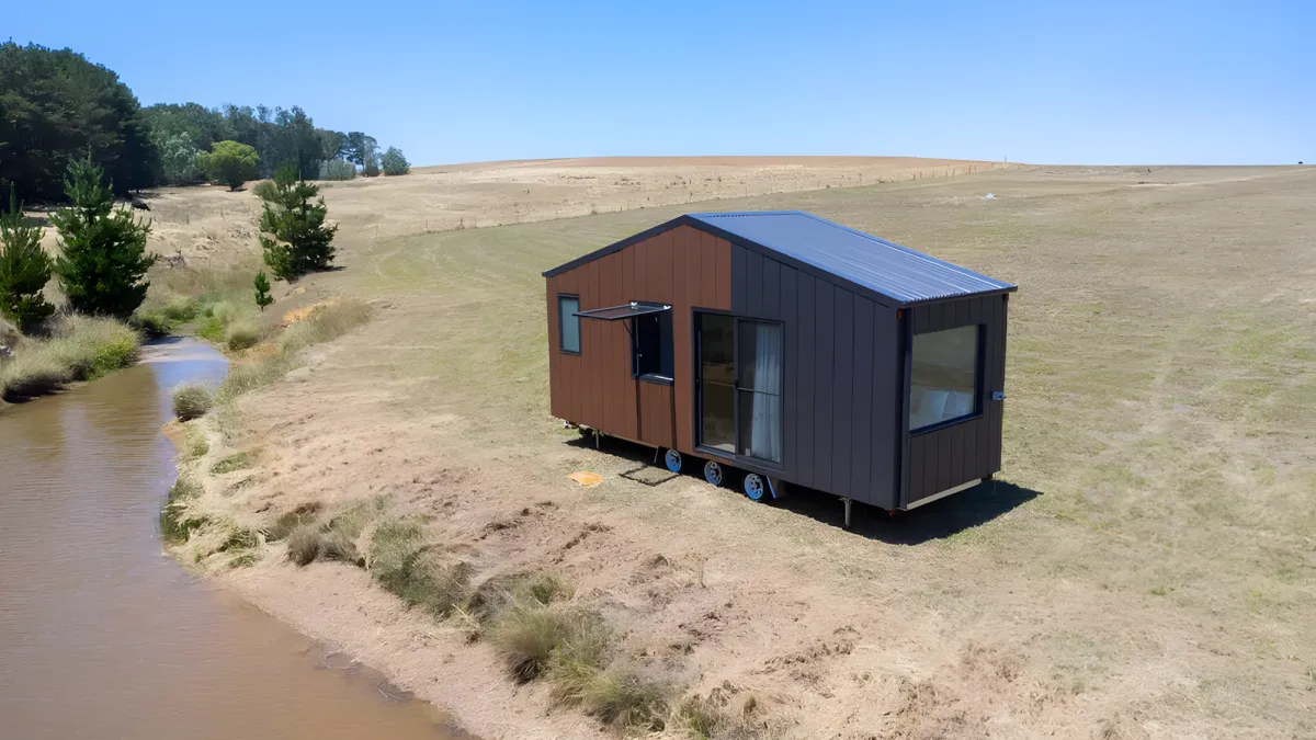 Two-person tiny house keeps things simple with single-level layout