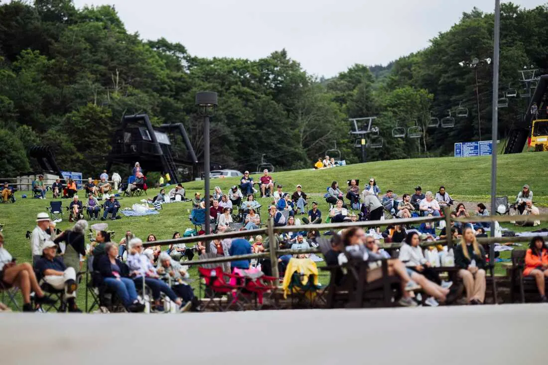Attendees fill Canaan Valley State Park for the annual Ascend West Virginia gathering on July 10.