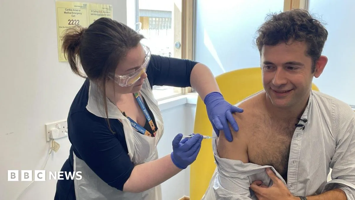 A New Ebola Vaccine Just Landed in a UK Volunteer's Arm