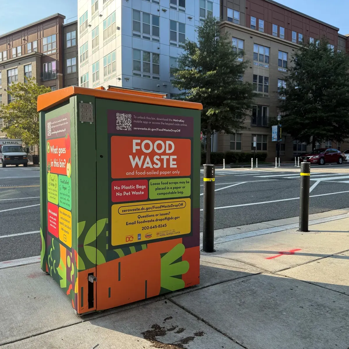 D.C.'s 'Smart Bins' Ate a Million Pounds of Food Waste. Now There Are More.