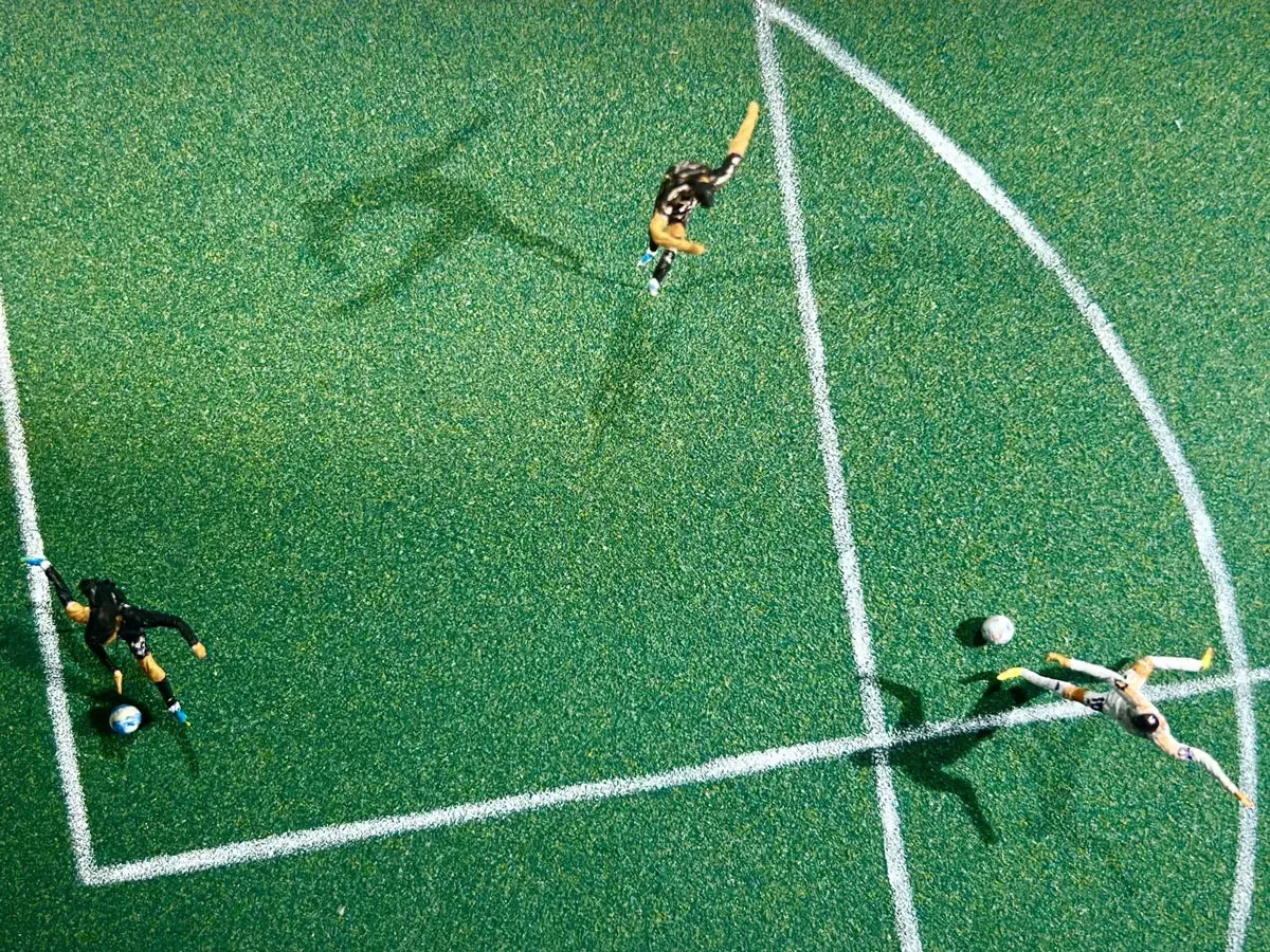 Lyndon J. Barrois Sr.’s Miniature Portraits of World Cup History Explore Moments of Joy and Political Controversy
