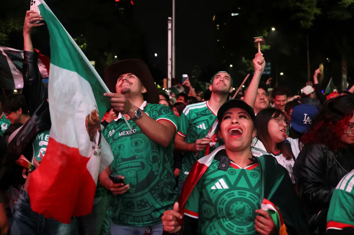 Celebrations erupted across Mexico as the national team ended a 40-year World Cup knockout drought.