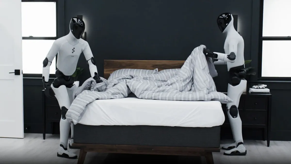 Watch These Humanoid Robots Make a Bed Better Than Your Teenager