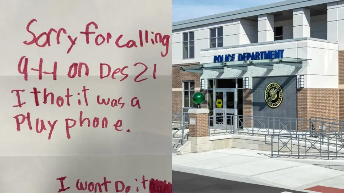 A Pint-Sized Penitent: Young Caller Pens Precious 911 Apology