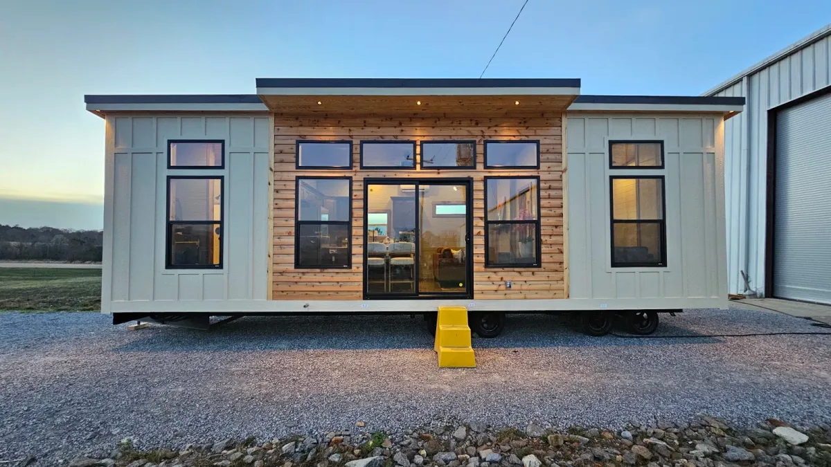 Apartment-like tiny house spreads out for spacious single floor living
