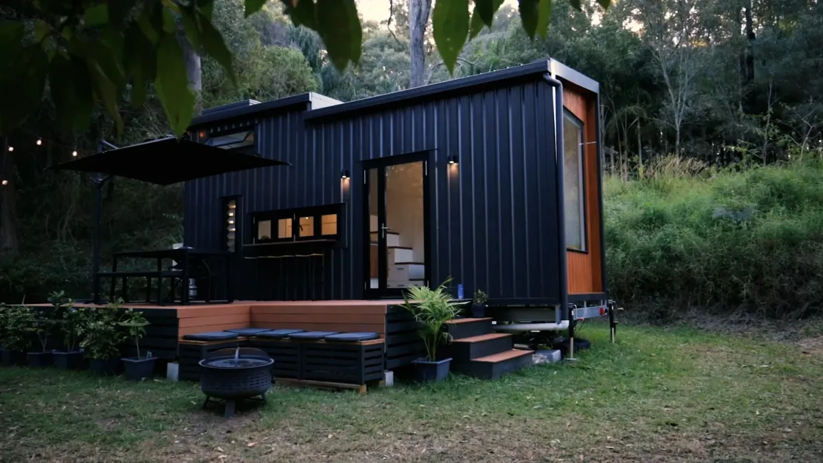 24-ft tiny house designed for comfortable full-time life on wheels