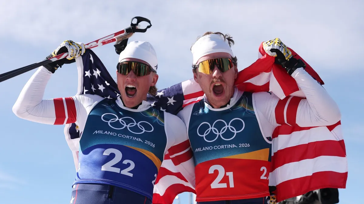 U.S. men's skiers claim first Olympic medal since 1976